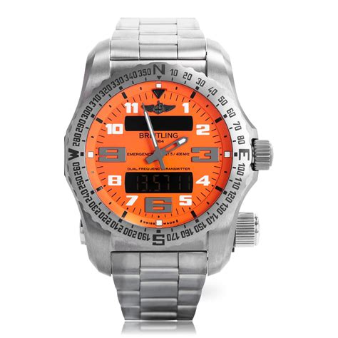 breitling emergency titanium watch.